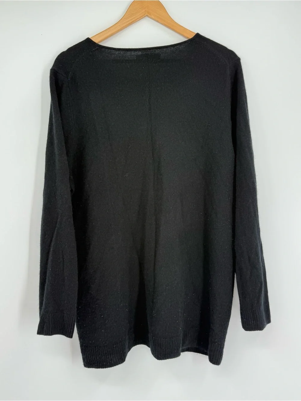 41 Hawthorn Women's Black 100% Cashmere Pullover Sweater Size 2X lightweight